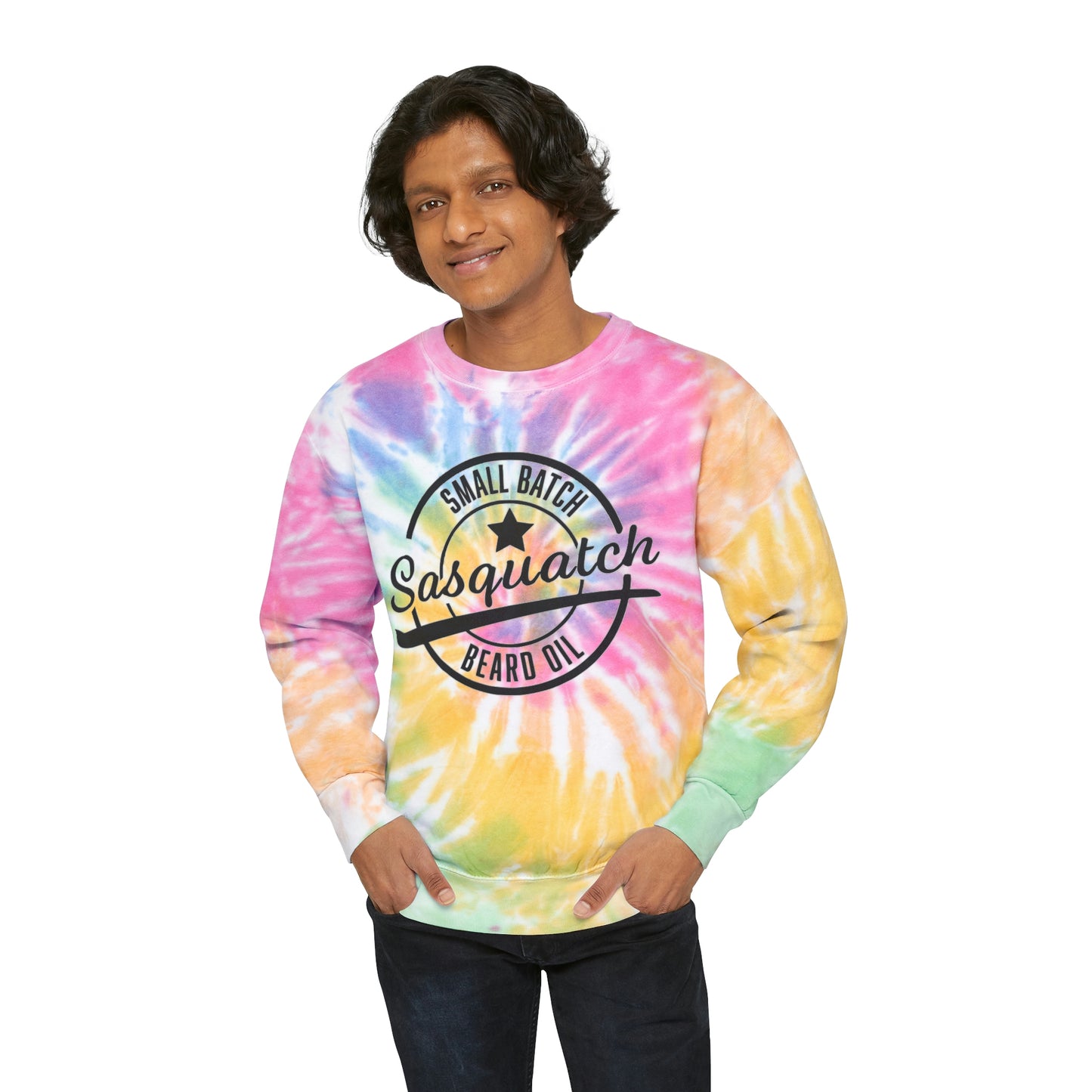 Unisex Tie-Dye Logo Sweatshirt