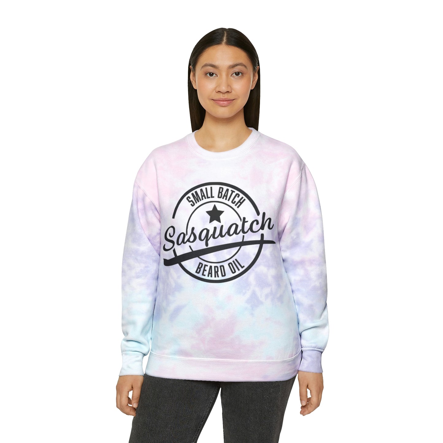 Unisex Tie-Dye Logo Sweatshirt