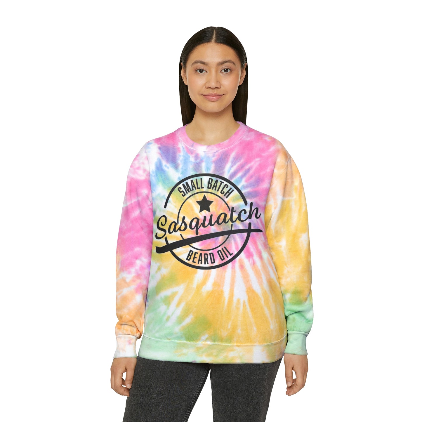 Unisex Tie-Dye Logo Sweatshirt