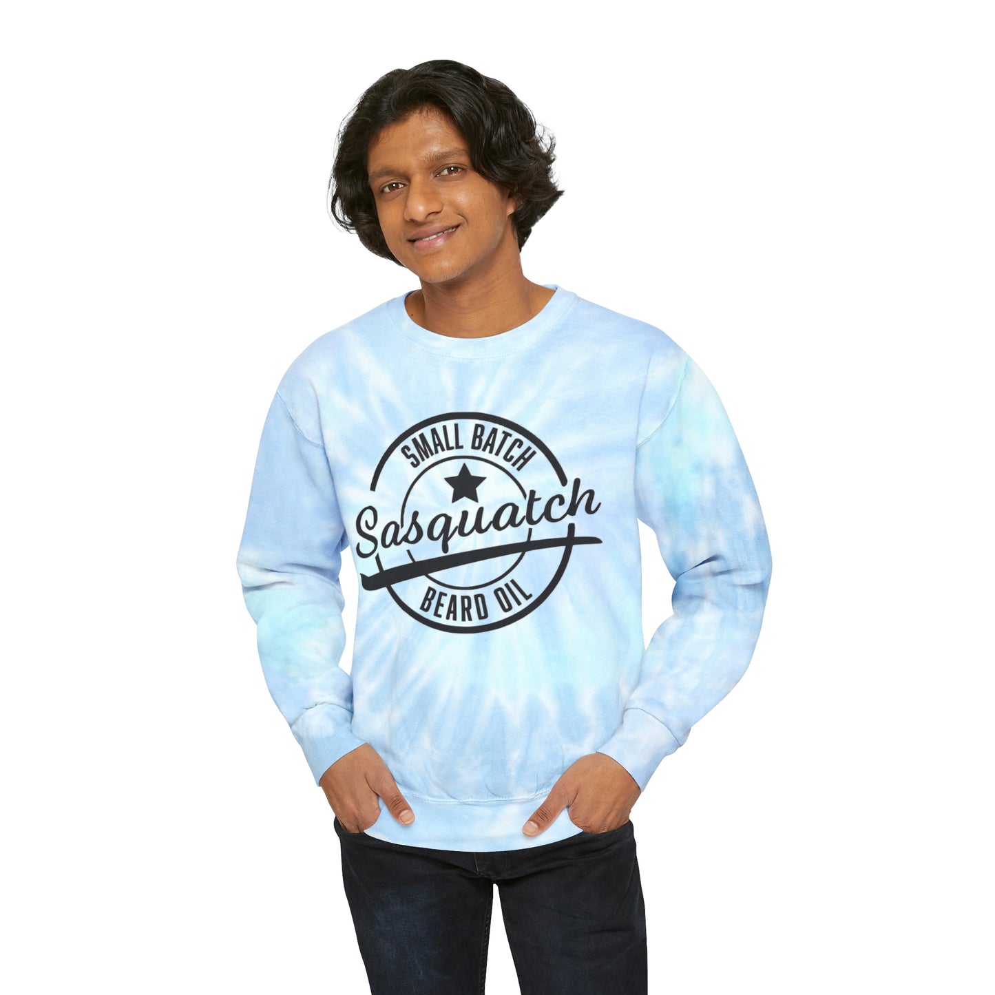 Unisex Tie-Dye Logo Sweatshirt