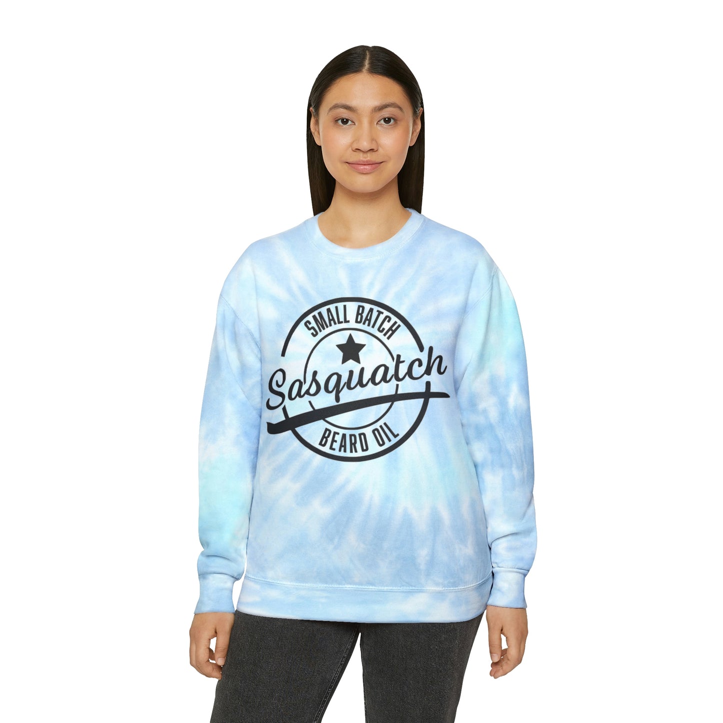 Unisex Tie-Dye Logo Sweatshirt