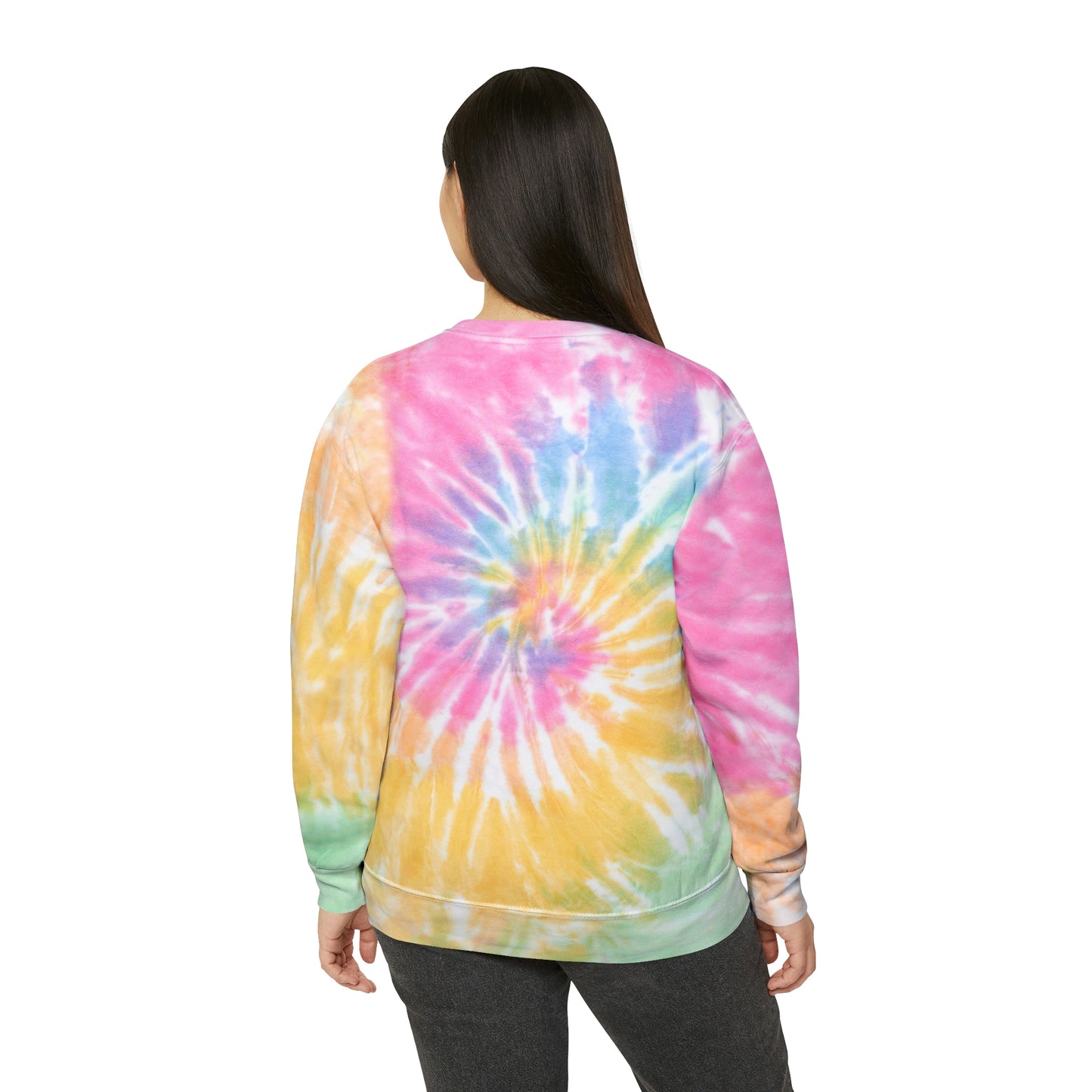Unisex Tie-Dye Logo Sweatshirt